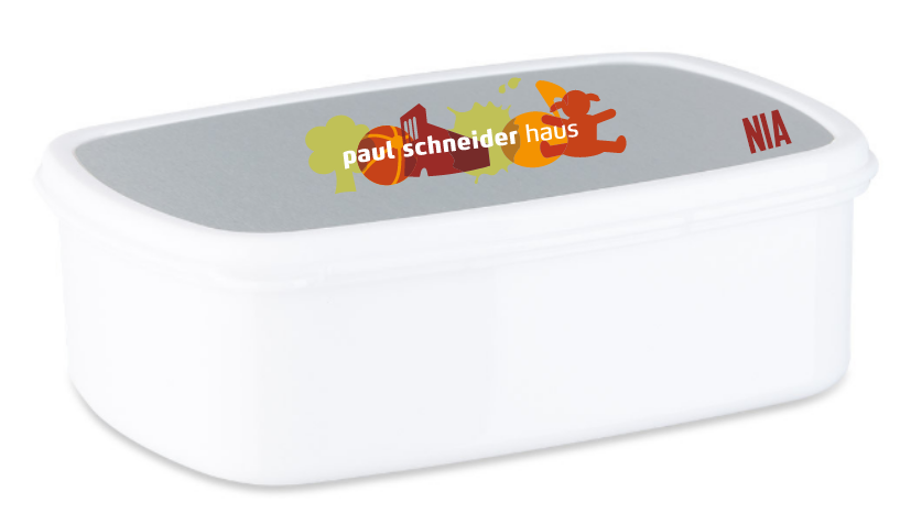 Brotdose Paul Schneider Haus mit Namen
