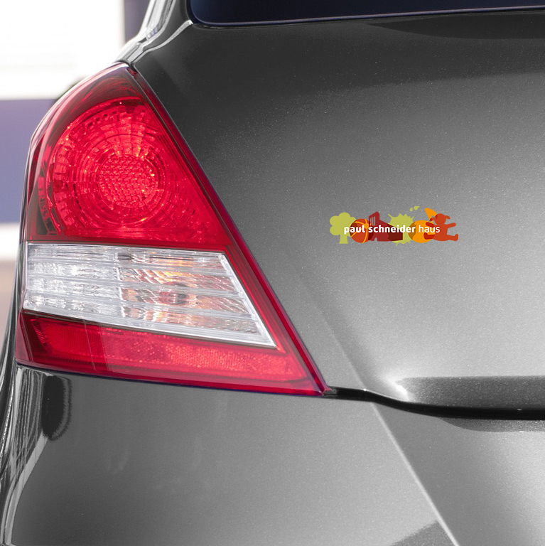 Autoaufkleber Paul Schneider Haus